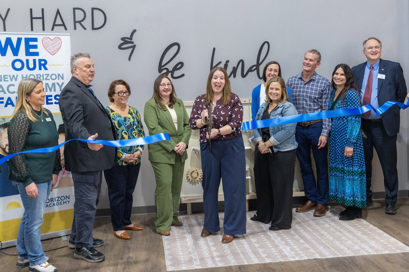 Blue Ribbon Cutting