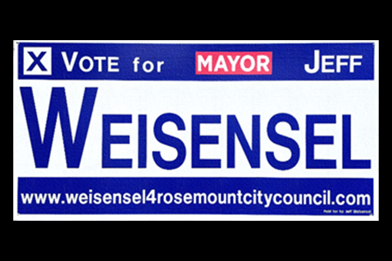 For Mayor Sign