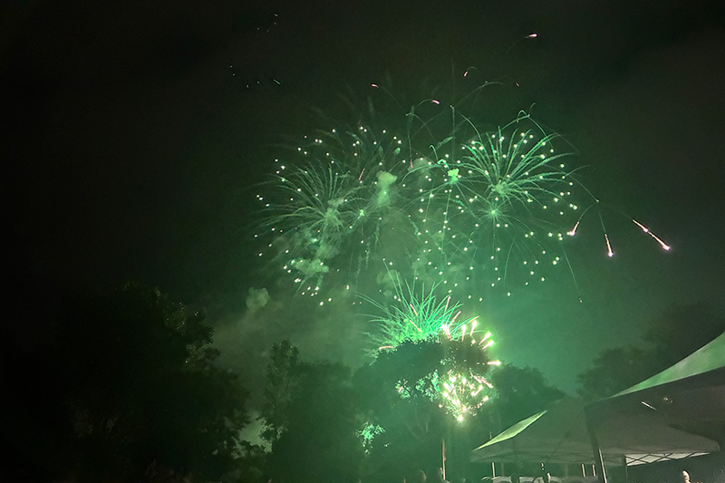Green Fireworks