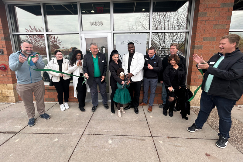 Green Ribbon Cutting 1