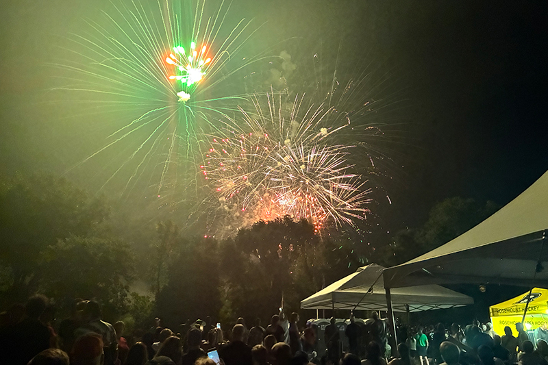 Green Yellow Fireworks