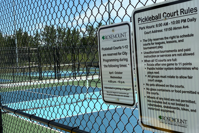 Pickle Ball Sign