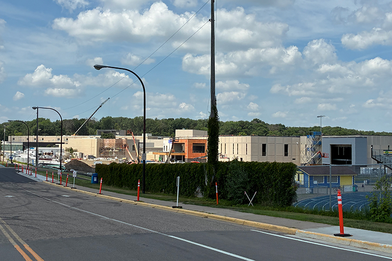 Road Outside Building