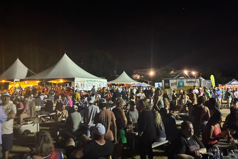 Tents at Night